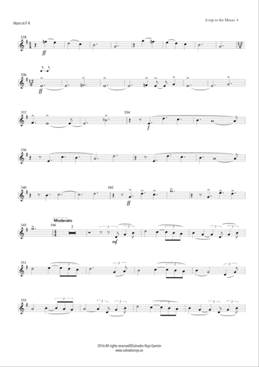 A Trip to the Moon Full Orchestra scores gallery preview page 5