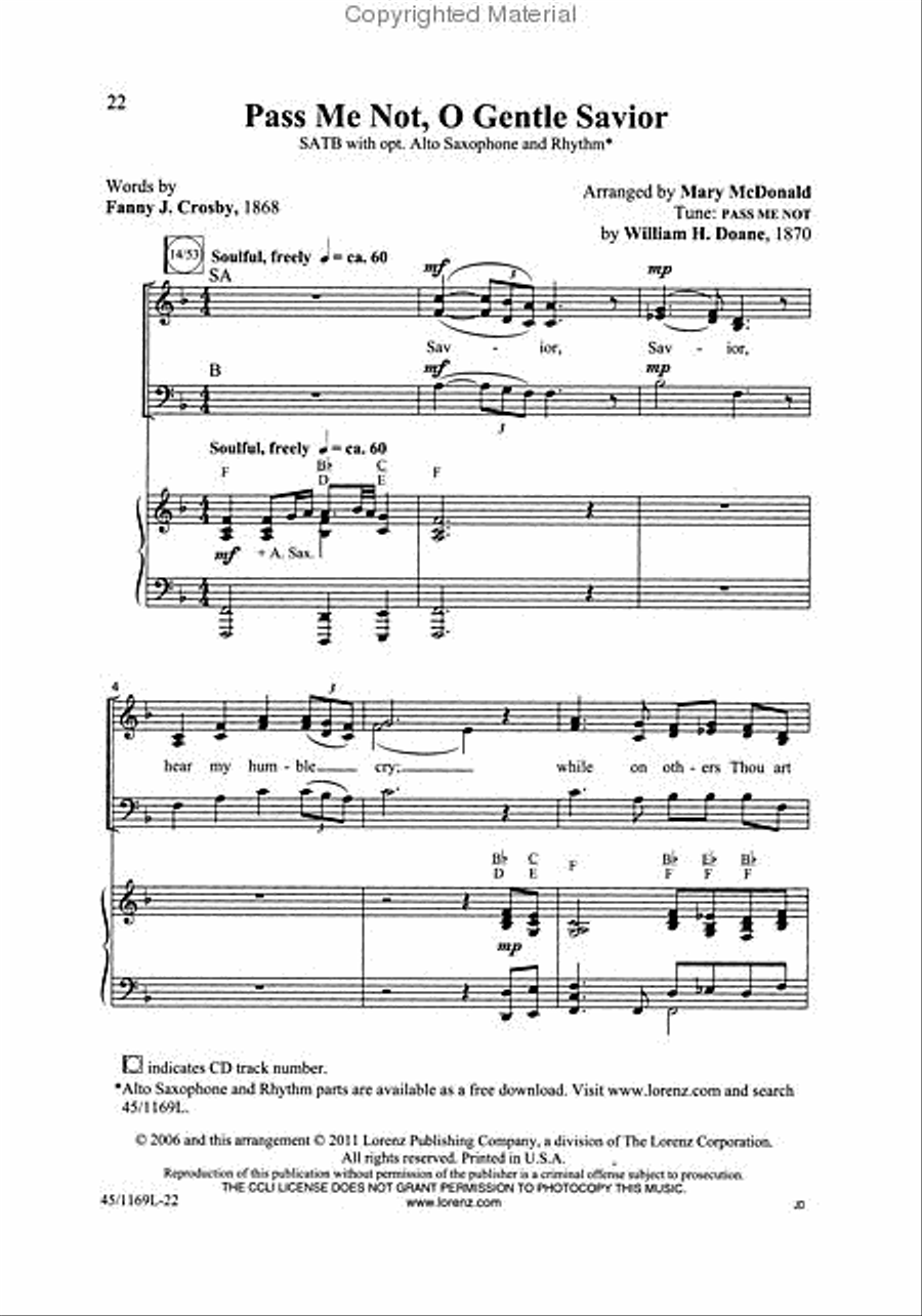 Simply Southern Gospel 3-Part scores gallery preview page 3