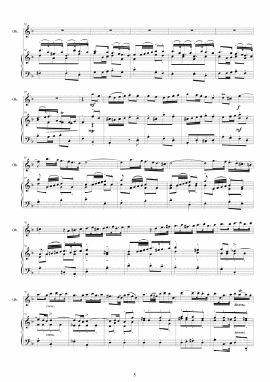 18 Oboe Concertos various composers, for Oboe and Piano - Scores and Oboe Part Piano scores gallery preview page 5