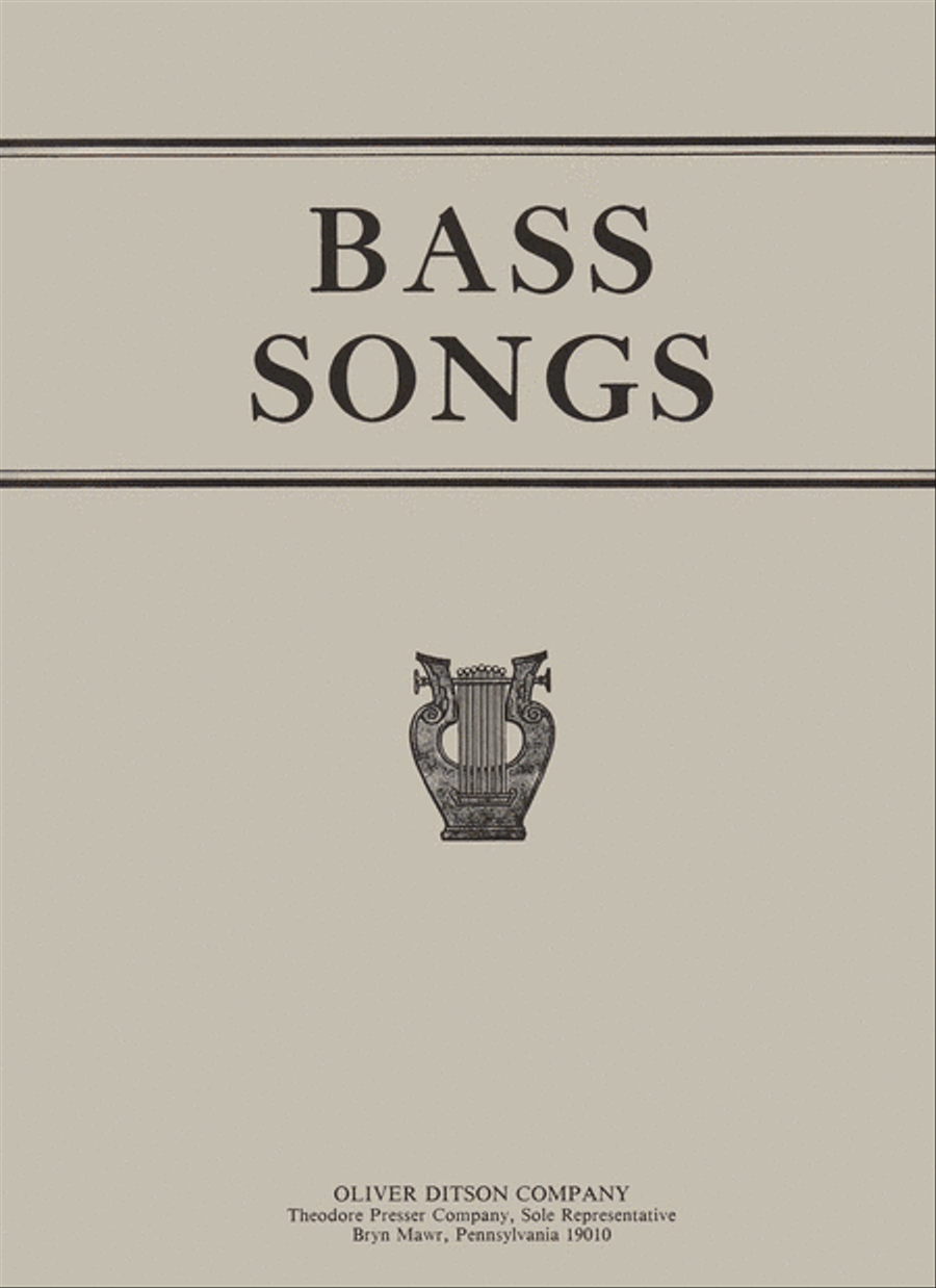 Bass Songs Chamber Music scores gallery preview page 1