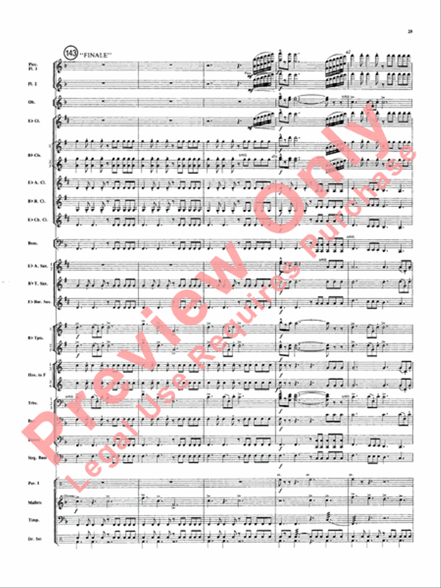 Superman Superman Concert Band scores gallery preview page 30