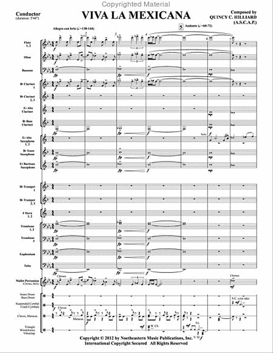 Viva La Mexicana Viva La Mexicana School and Community scores gallery preview page 2