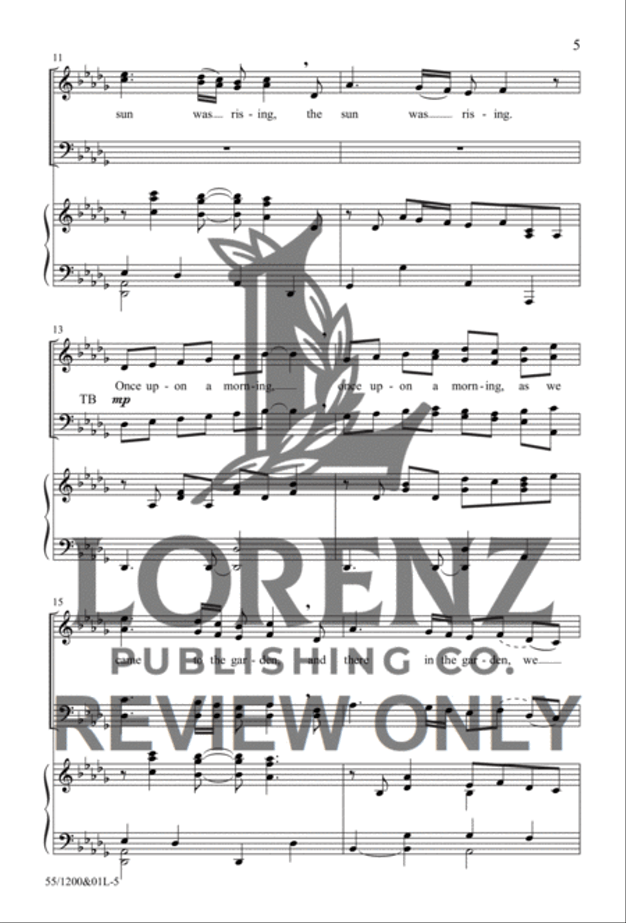 Once Upon a Morning Once Upon a Morning 4-Part scores gallery preview page 3