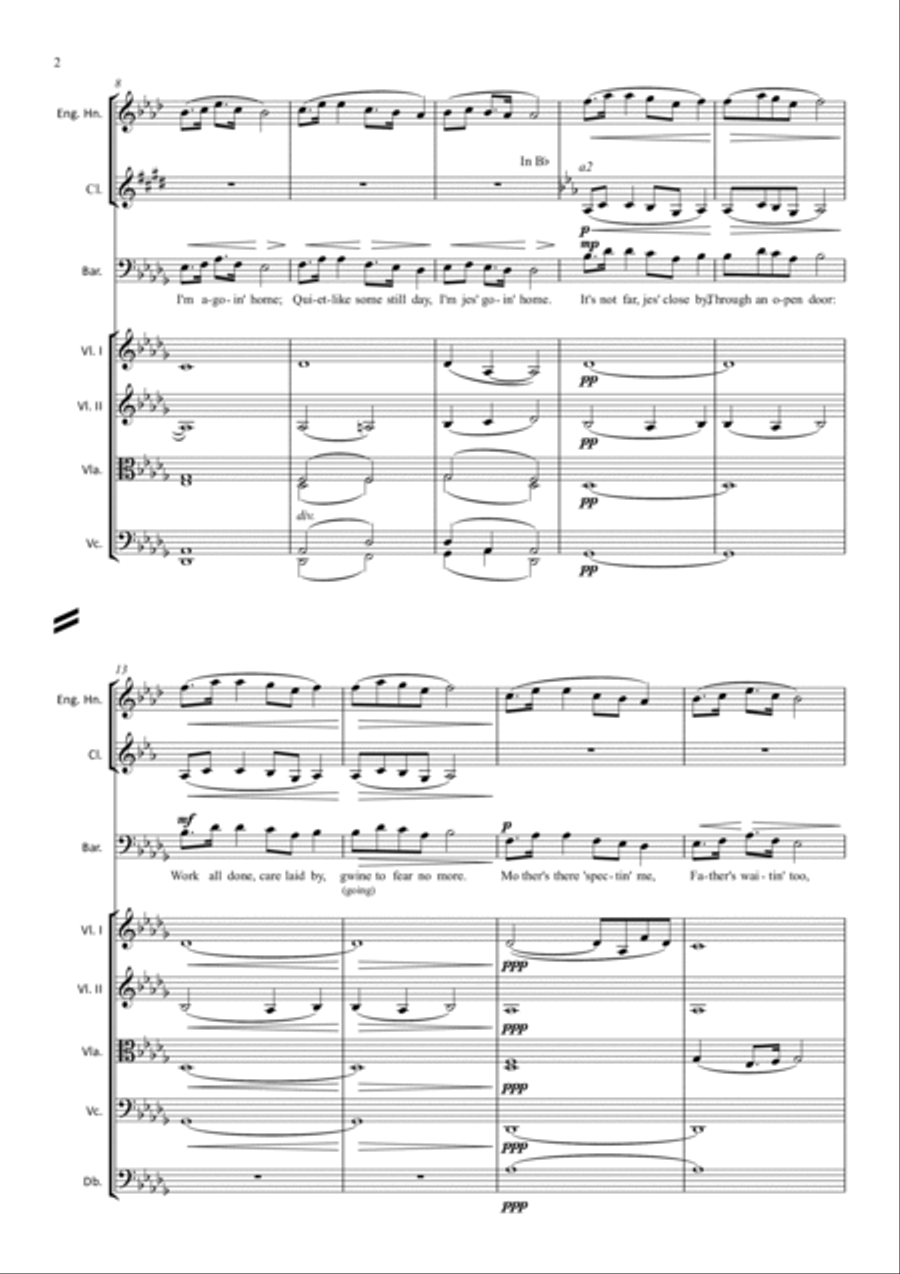 Goin' Home Full Orchestra scores gallery preview page 2