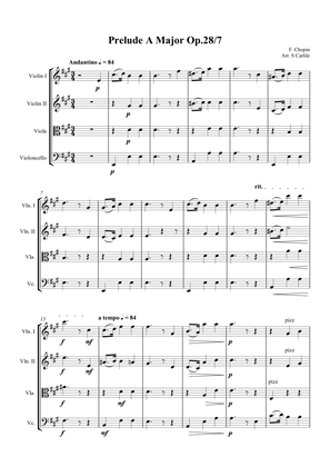 Prelude in A Major Op.28 No.7