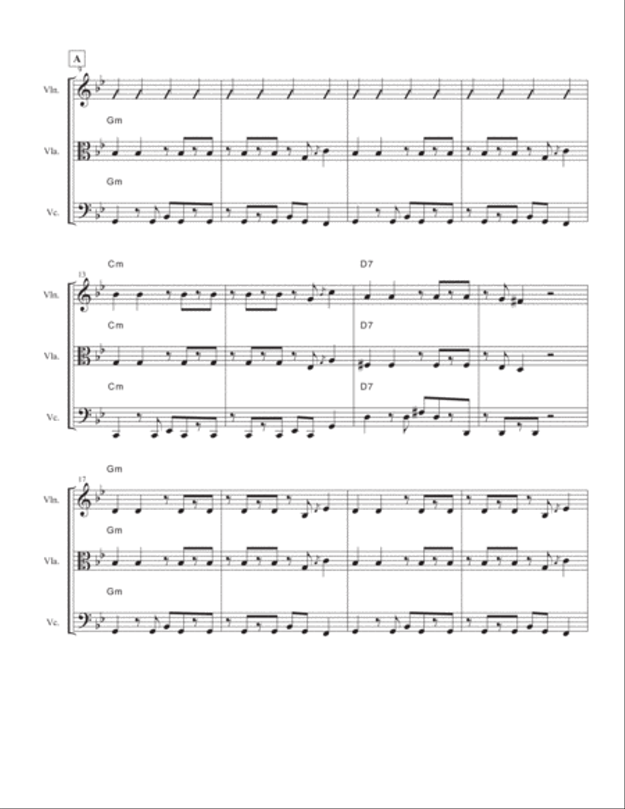 Bad Guy String Trio scores gallery preview page 2