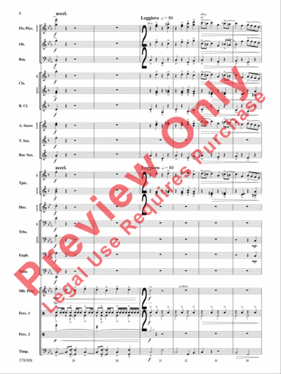 Yuletide Tapestry Concert Band scores gallery preview page 9