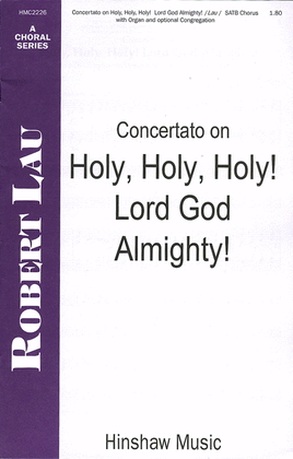 Book cover for Concertato On Holy, Holy, Holy, Lord God Almighty