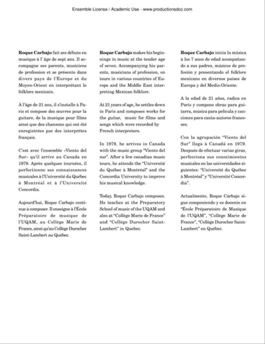 Au cœur des cordes Classical Guitar scores gallery preview page 2