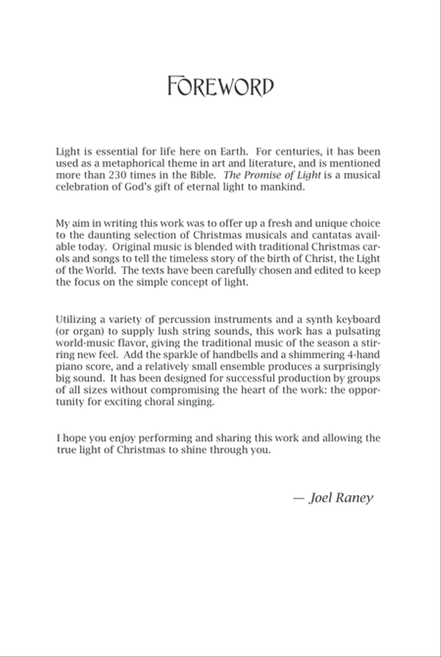 The Promise of Light 4-Part scores gallery preview page 5