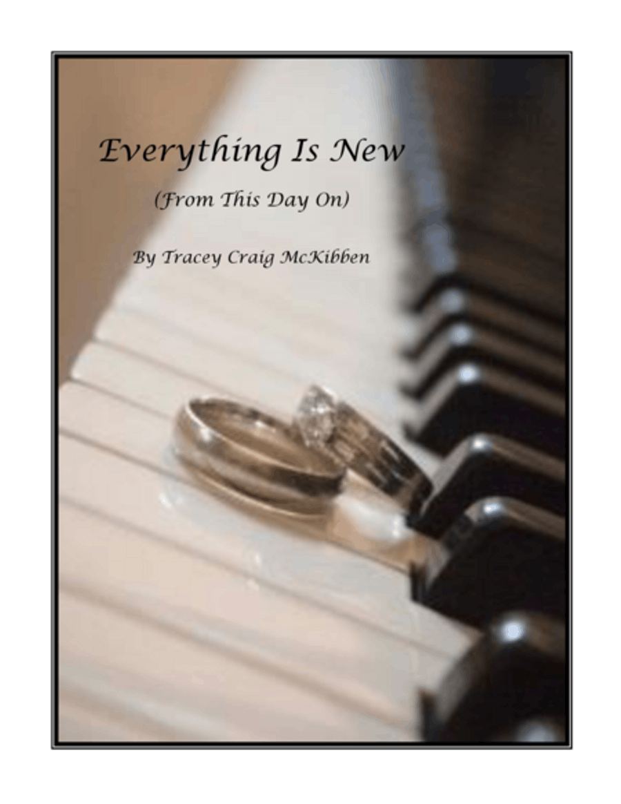 Everything Is New (Vocal Solo) Voice Solo scores gallery preview page 1