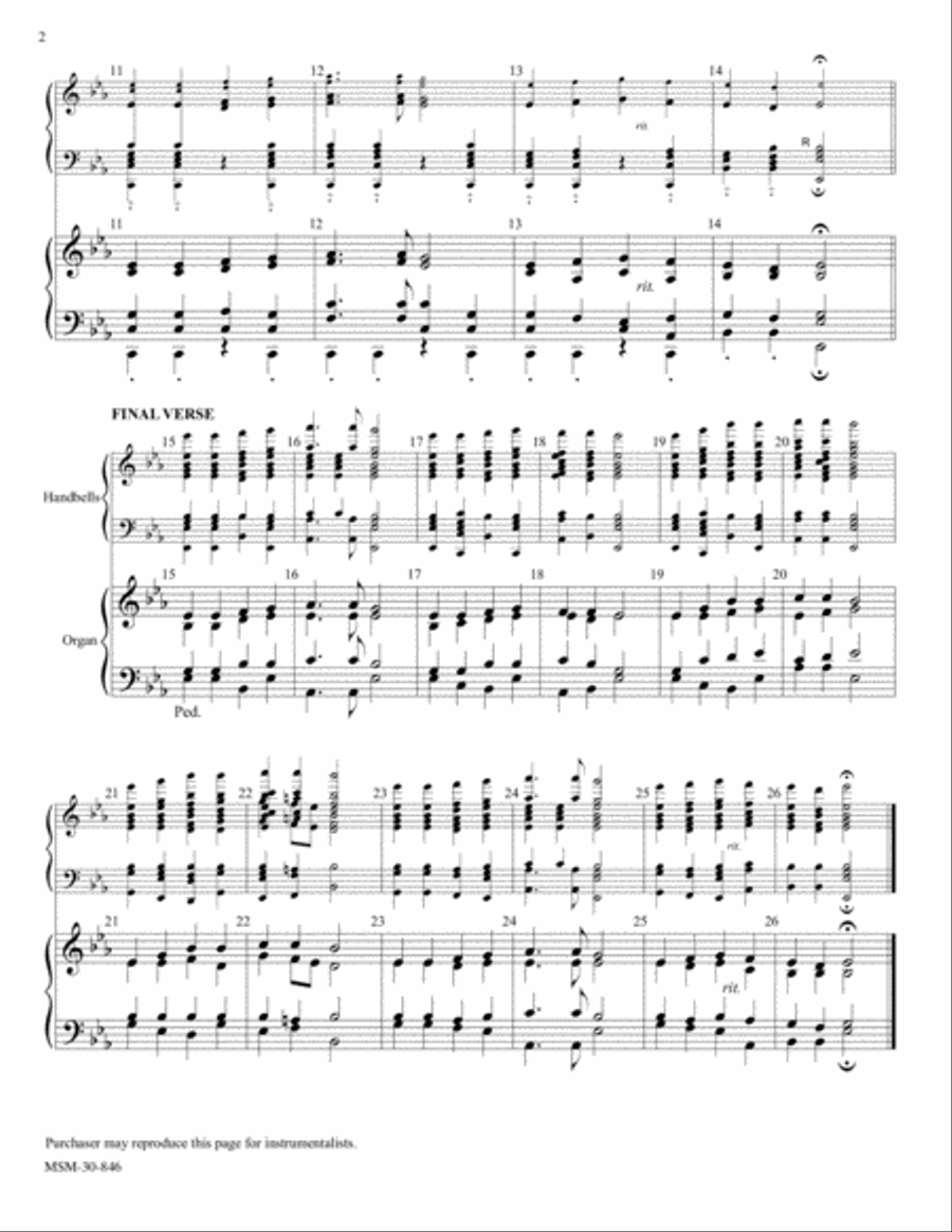 Redhead/Gethsemane/Petra Choir scores gallery preview page 2