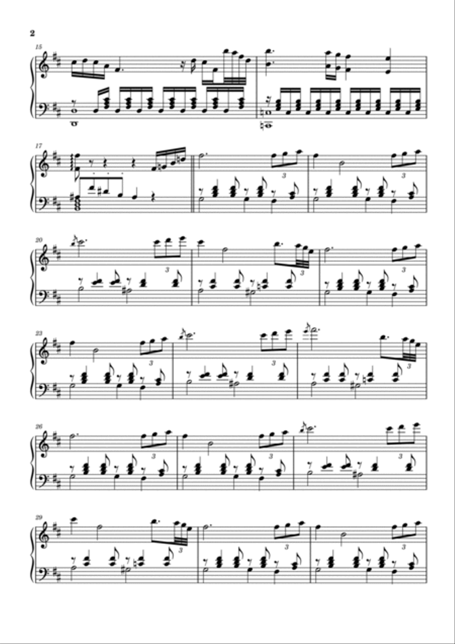 Congratulations Piano Solo scores gallery preview page 2