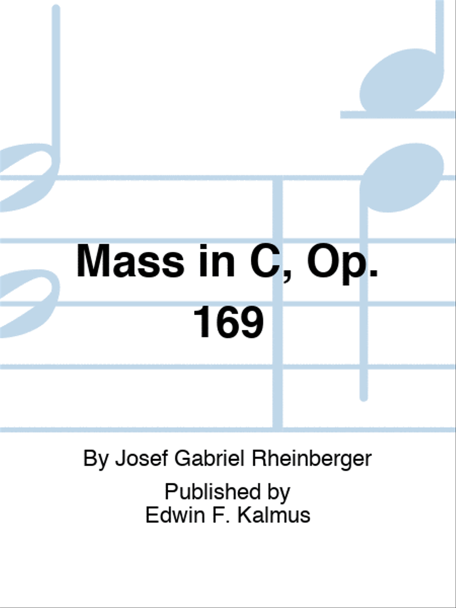 Mass in C, Op. 169 4-Part scores gallery preview page 1