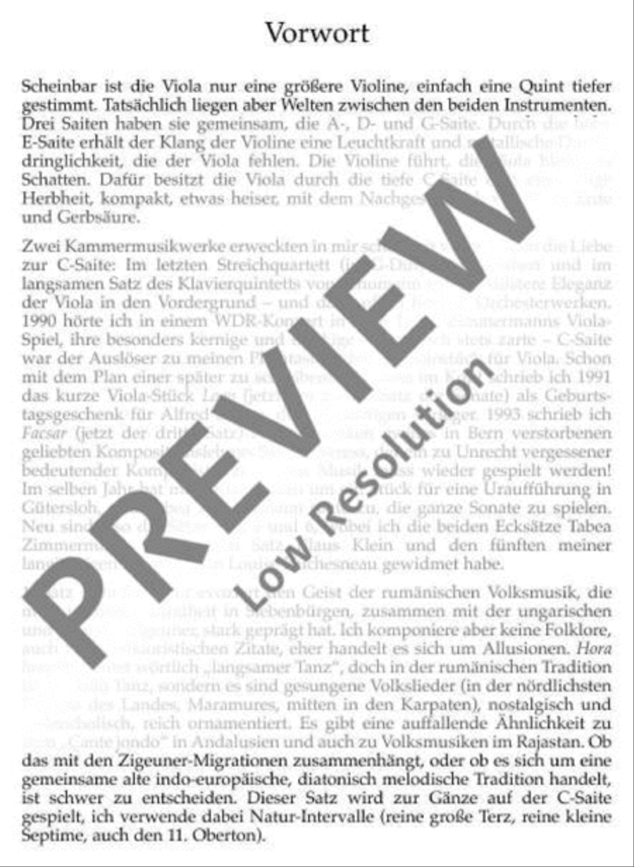 Sonata Sonata Viola Solo scores gallery preview page 4