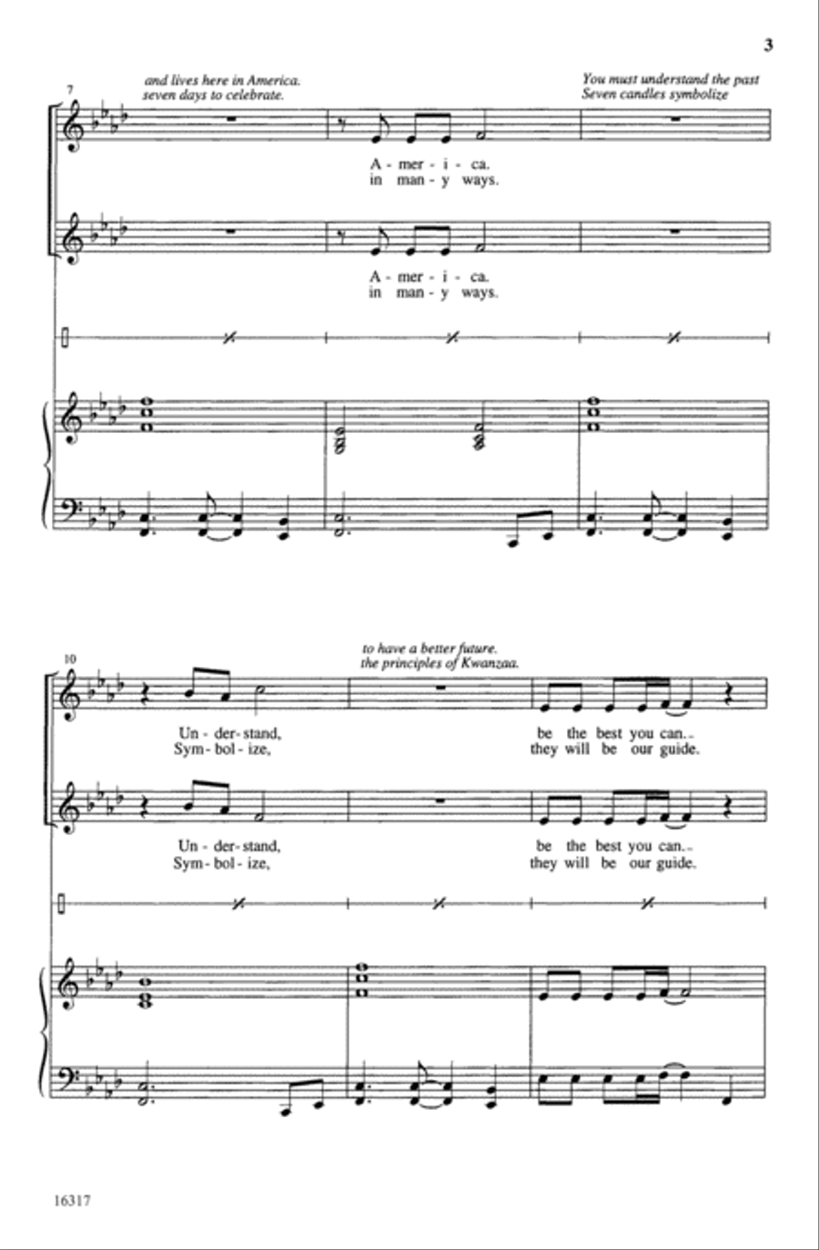 The Spirit of Kwanzaa The Spirit of Kwanzaa Choir scores gallery preview page 2