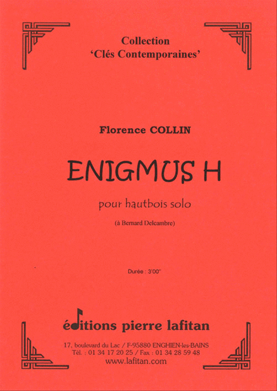 Enigmus H Oboe Solo scores gallery preview page 1
