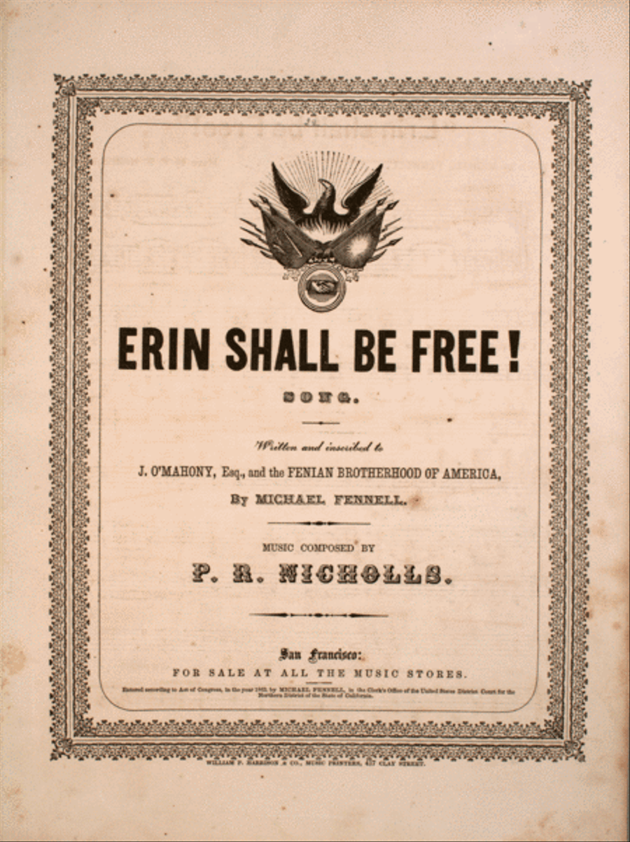 Erin Shall Be Free Voice scores gallery preview page 1