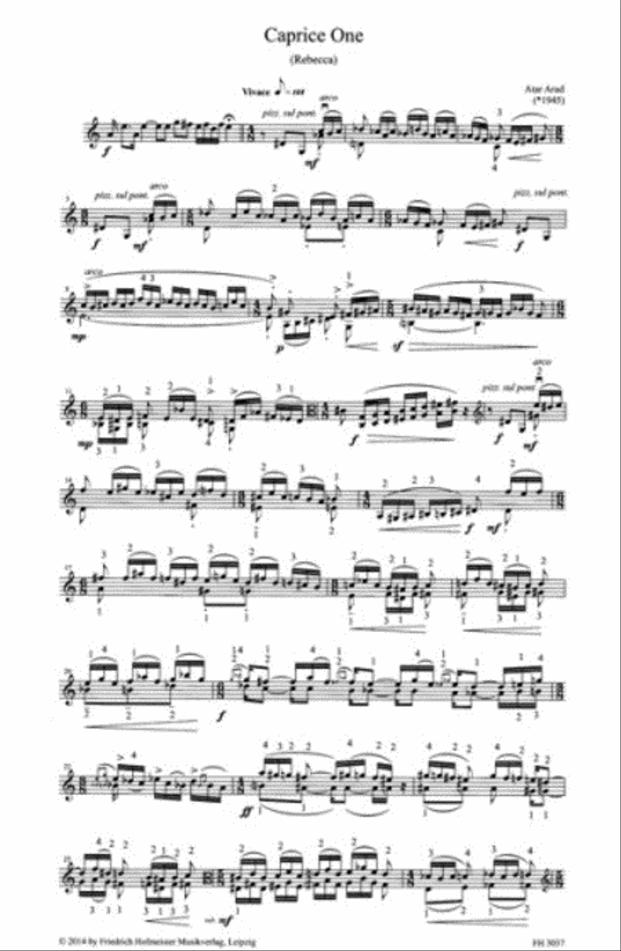 12 Capricen Viola Solo scores gallery preview page 2