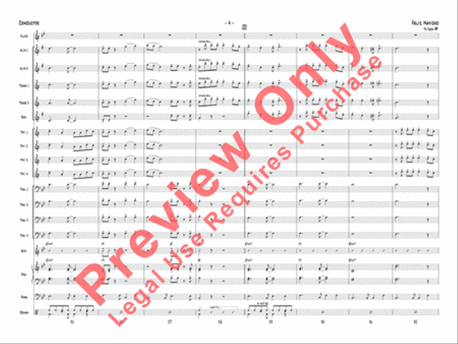 Feliz Navidad Jazz Ensemble scores gallery preview page 5