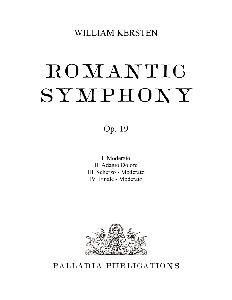 Romantic Symphony Full Score and Parts Full Orchestra scores gallery preview page 1