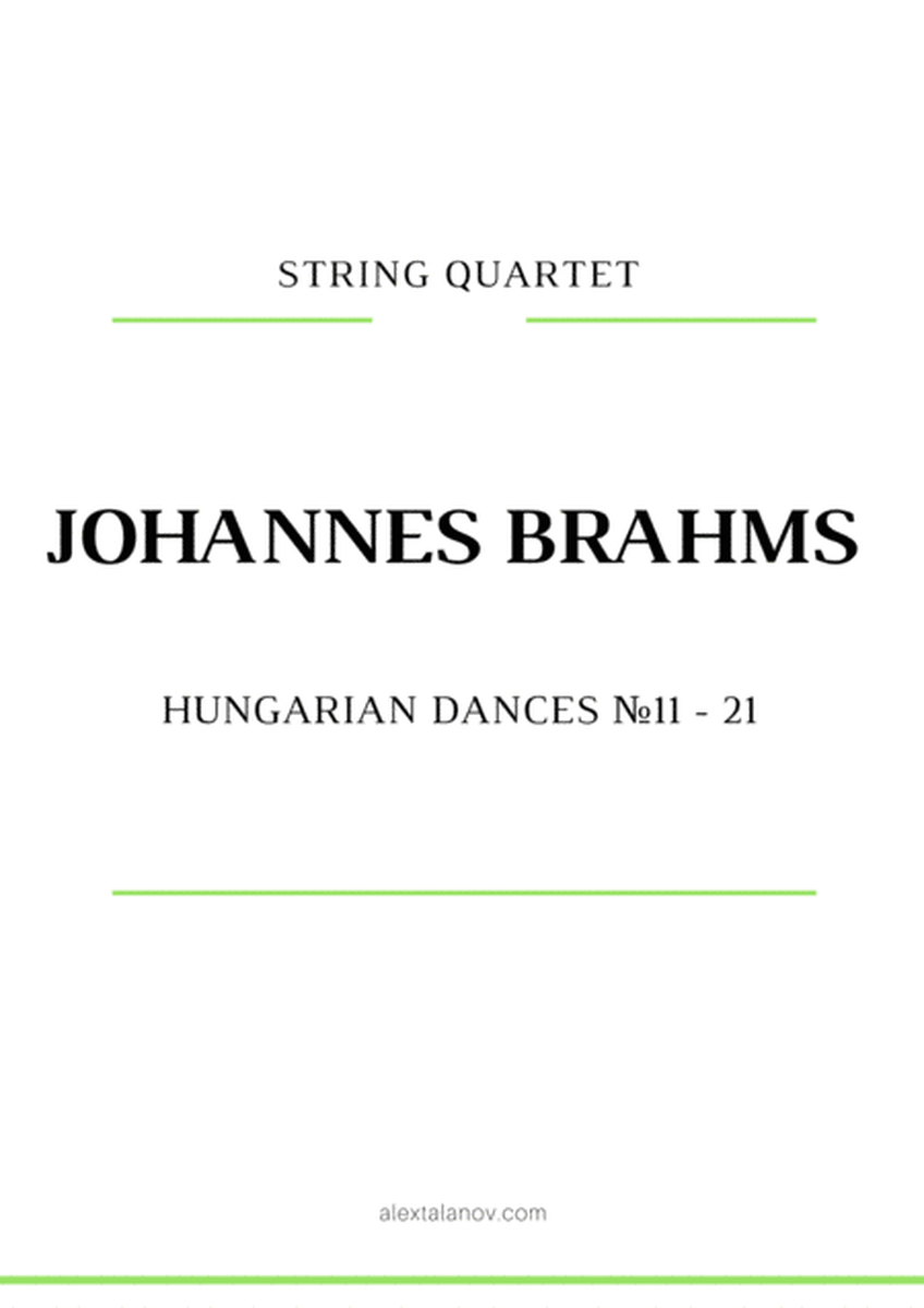 Hungarian dances №11-21