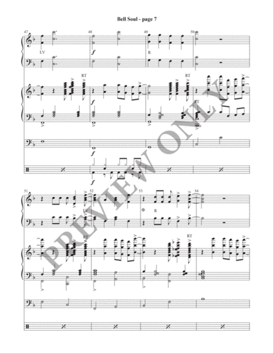 Bell Soul (Director's Score) Handbell Choir scores gallery preview page 8