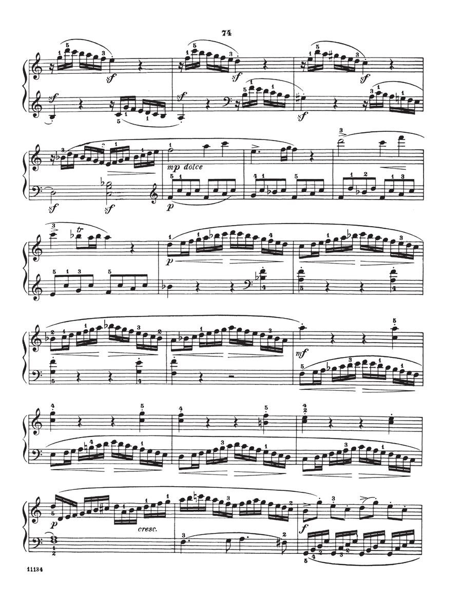 Sonata In C Major, Hob. XVI: 35 Piano Solo scores gallery preview page 3