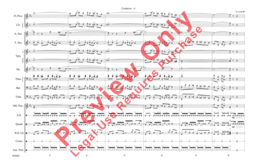 Caravan Caravan Marching Band scores gallery preview page 7