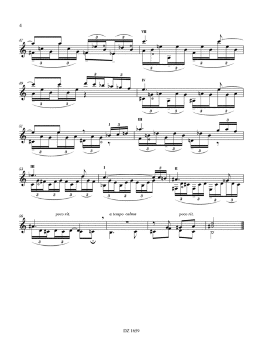 4 Caras 4 Caras Classical Guitar scores gallery preview page 4