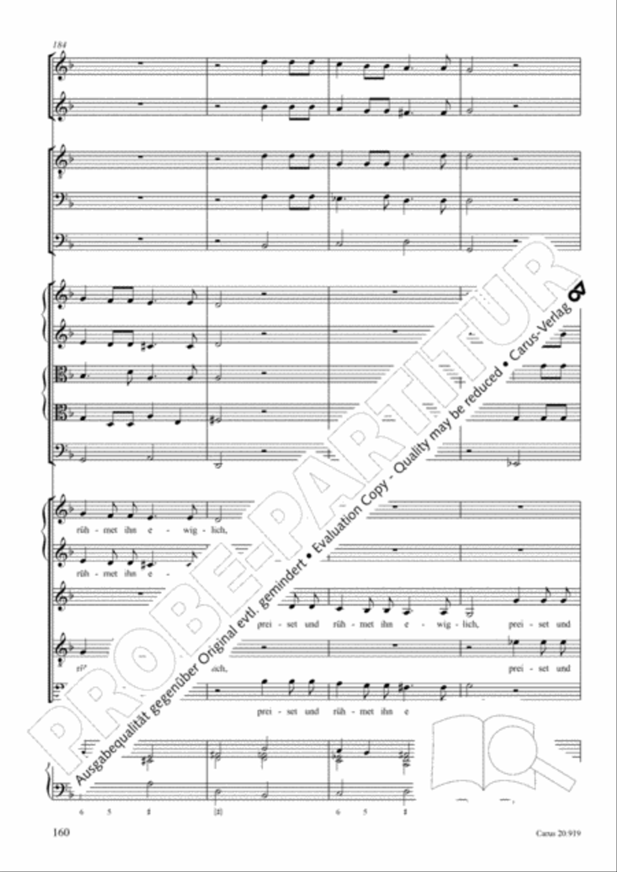 Opera varia I. Works with 1-7 parts (Complete edition, vol. 19) [Werke mit 1-7 obligaten Stimmen] Score scores gallery preview page 217