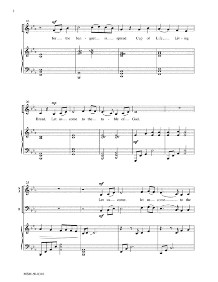 Let Us Come 3-Part scores gallery preview page 3