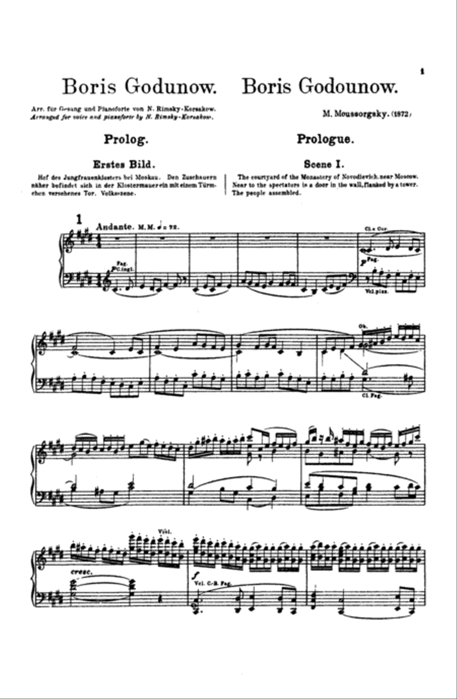 Boris Godunov Voice scores gallery preview page 4