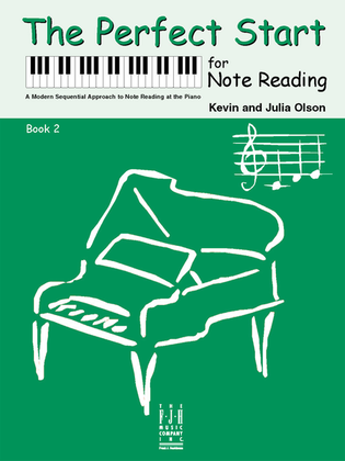 Book cover for The Perfect Start for Note Reading, Book 2
