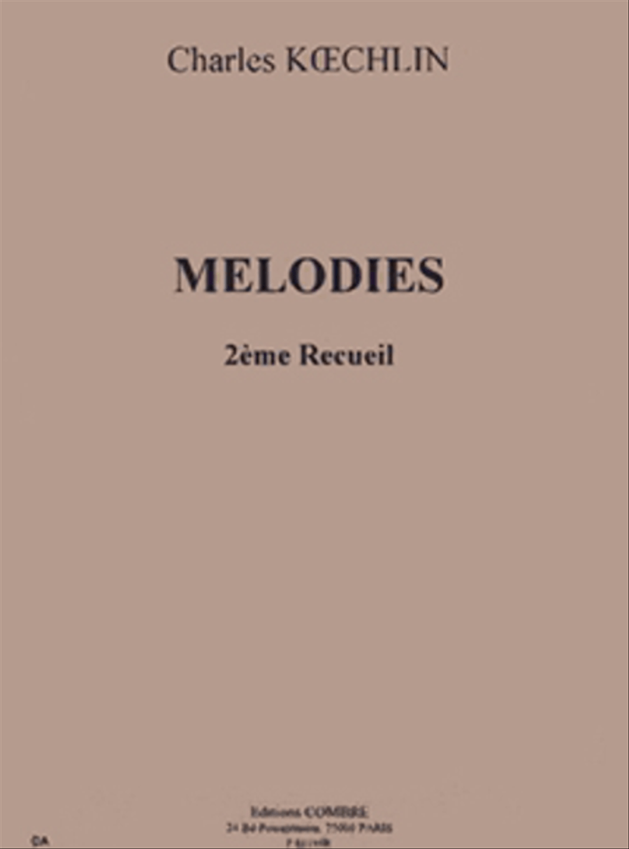 Melodies - Volume 2 Voice Solo scores gallery preview page 1