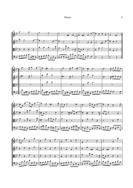 Corelli - Christmas Concerto Op 6 No 8 - arranged for String Quartet image number null