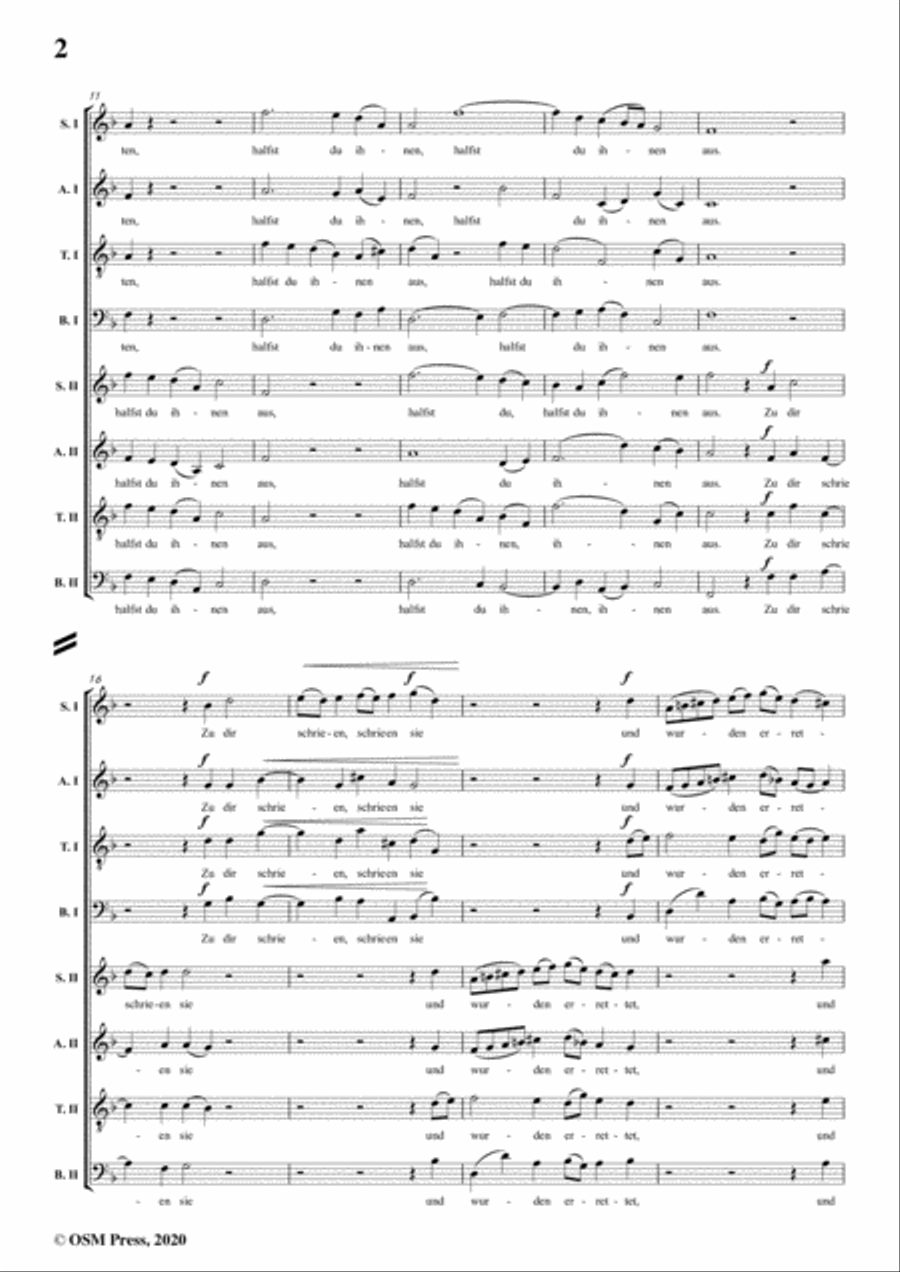 Brahms-Fest-und Gedenksprüche,Op.109,for A Cappella 4-Part scores gallery preview page 4