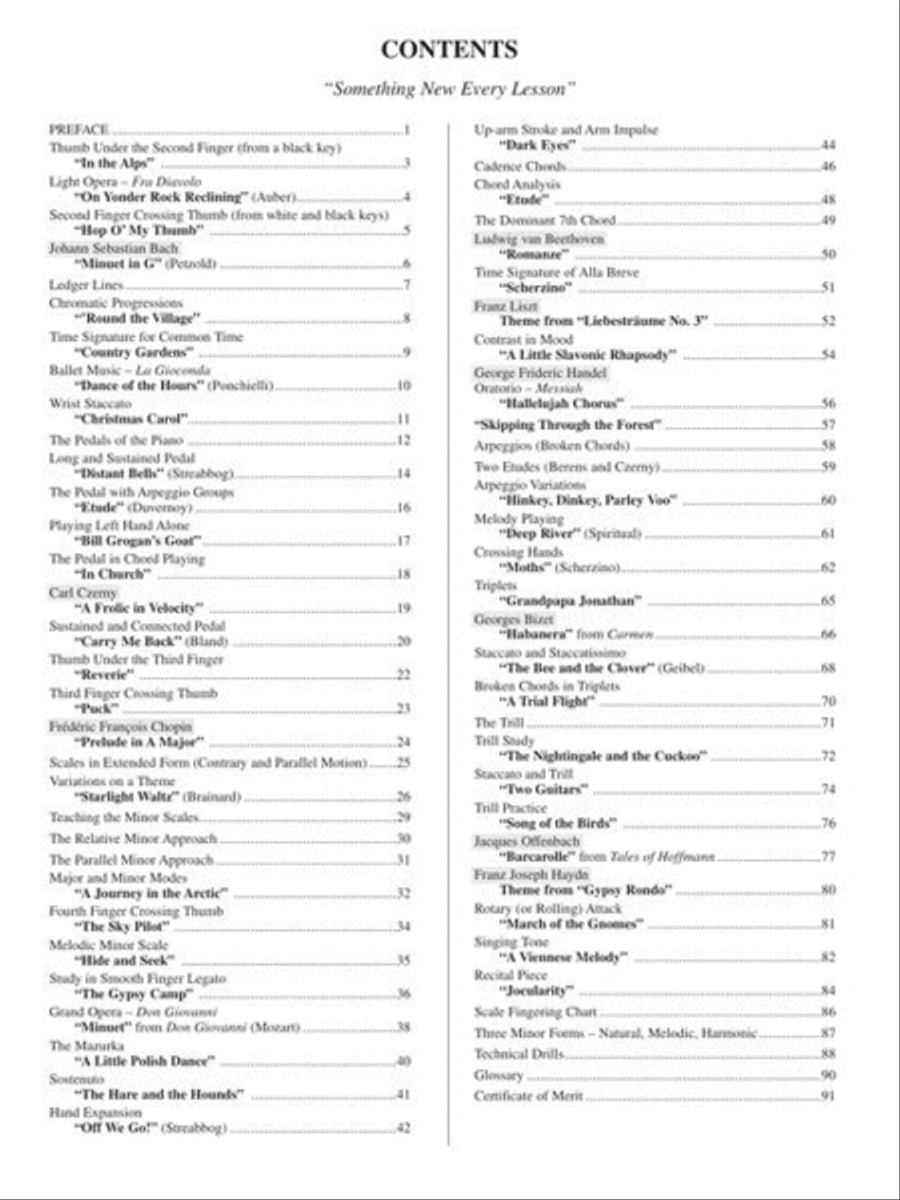 John Thompson's Modern Course for the Piano – Second Grade (Book Only) Piano Method scores gallery preview page 3