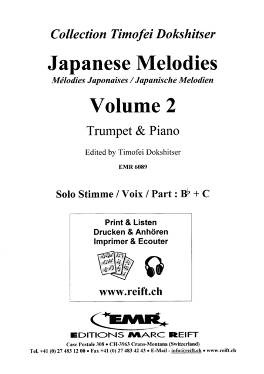 Japanese Melodies Vol. 2 Cornet scores gallery preview page 2