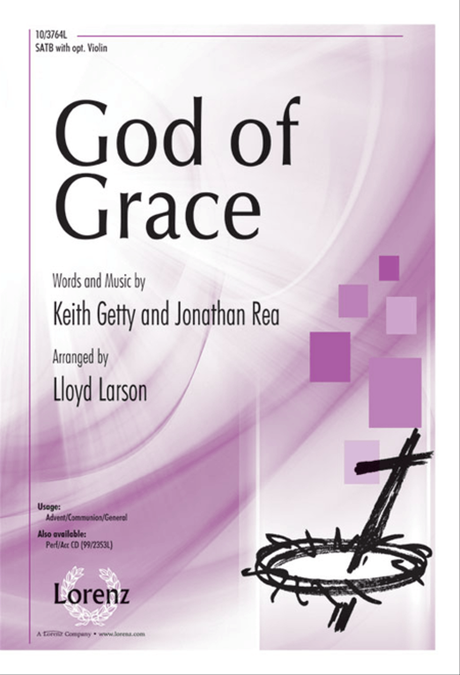 God of Grace 4-Part scores gallery preview page 1