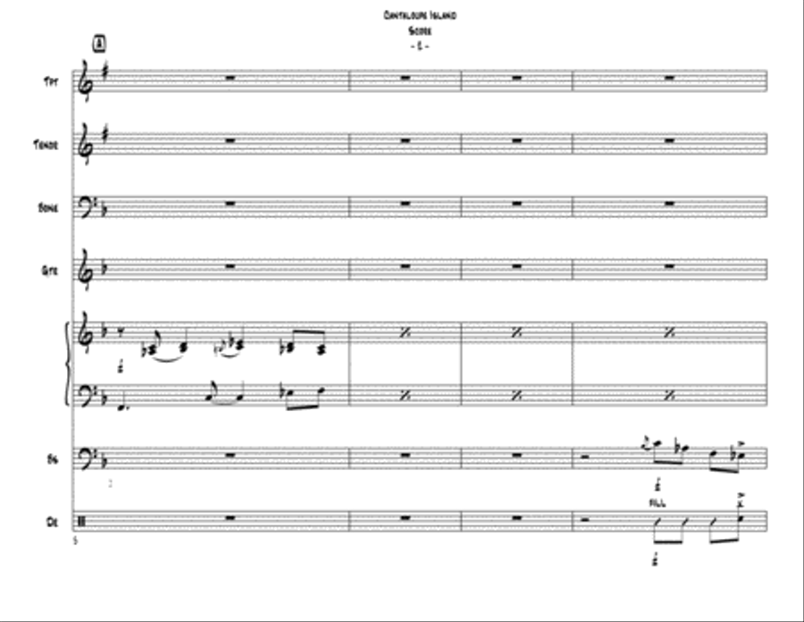 Cantelope Island Cantelope Island Jazz Ensemble scores gallery preview page 3