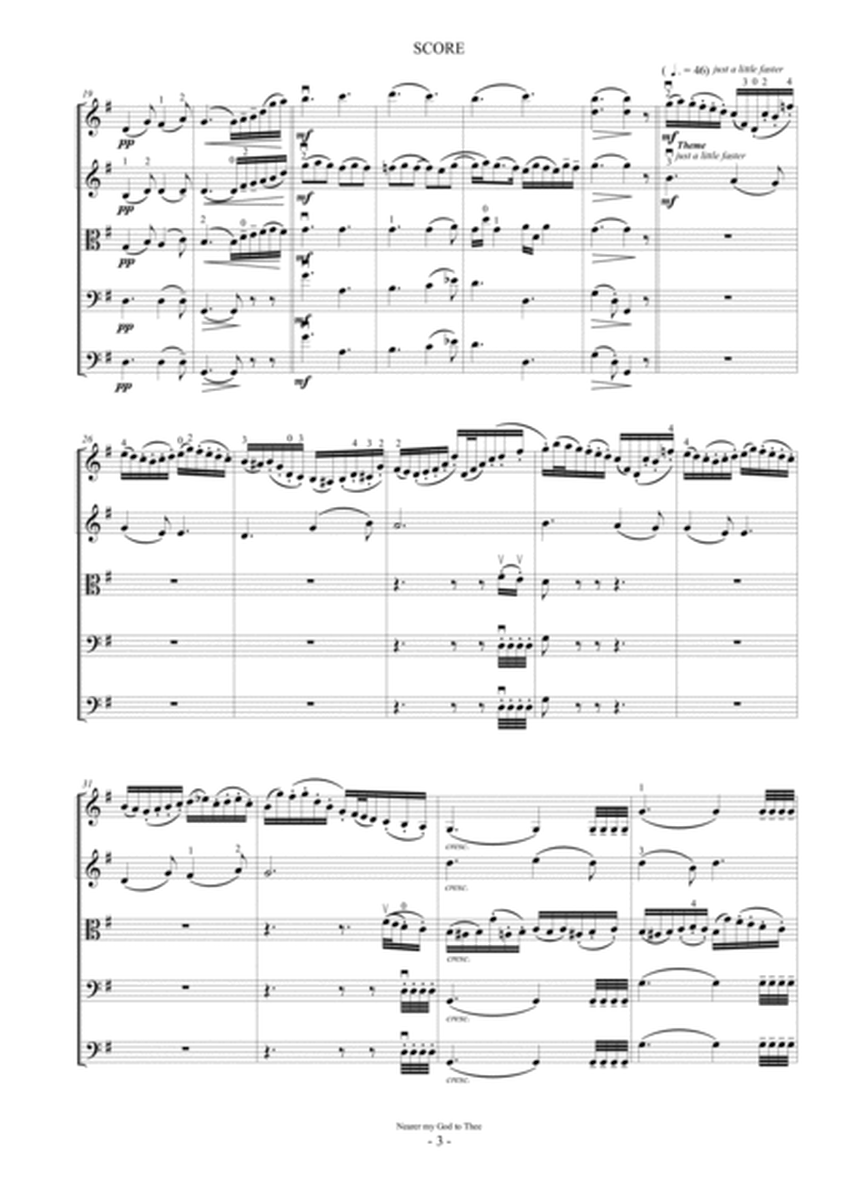 Nearer my God to Thee (For String Orchestra)