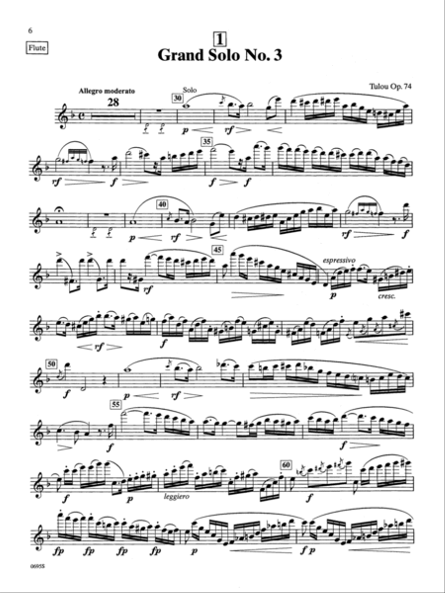 Suzuki Flute School, Volume 10 Flute scores gallery preview page 3