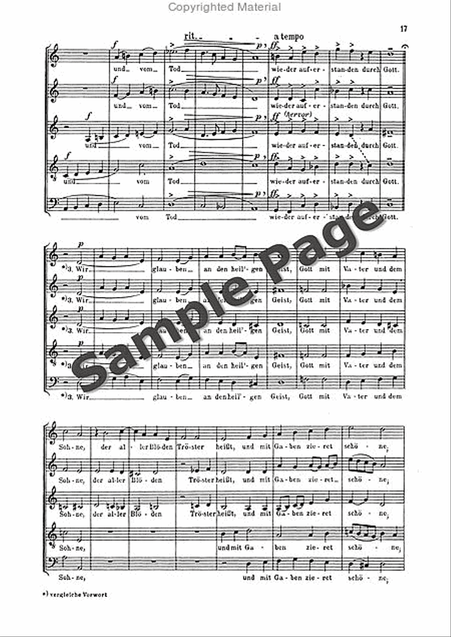 Liedmesse Choral Score SSATB scores gallery preview page 18