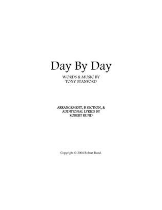 Day By Day (TTBB - barbershop) - arr. Robert Rund