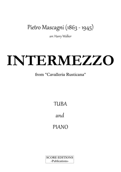 Mascagni, Pietro: Intermezzo (for Tuba and Piano) image number null