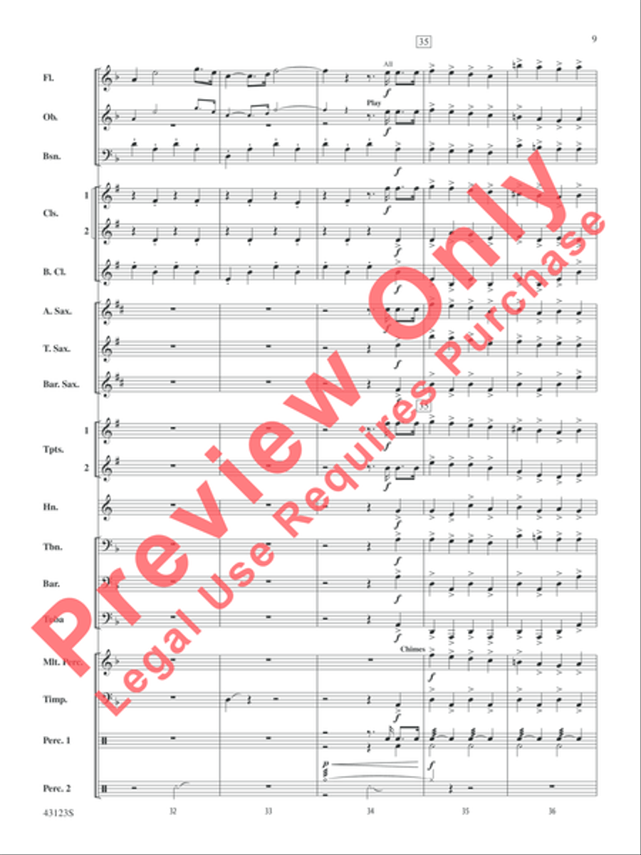 Minecraft Minecraft Concert Band scores gallery preview page 9