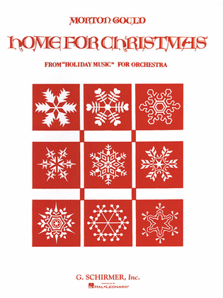 Book cover for Home for Christmas (from Holiday Music for Orchestra, Set A)
