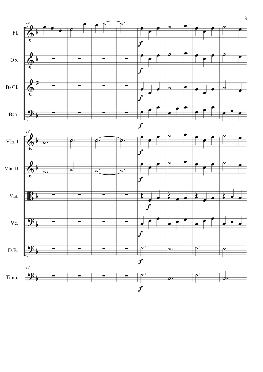 Circus (Orchestra) Chamber Orchestra scores gallery preview page 5