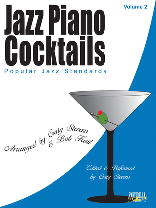 Book cover for Jazz Piano Cocktails * Volume 2 with CD